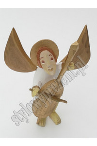 Angel small standing with cello, Sculpture
