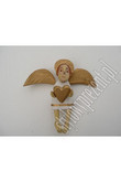 Angel small hanging with heart, Sculpture