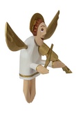 Angel small with violin white-golden, Sculpture