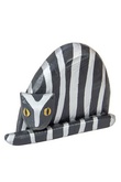 Cat lying striped