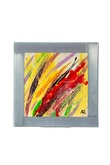 Picture in a metal frame-abstraction