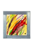 Picture in a metal frame-abstraction