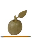 Owoc drewniany apple, Sculpture