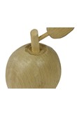 Owoc drewniany apple, Sculpture