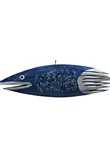Fish wiszca piranha blue, Sculpture