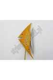 Fish standing cheton yellow, Sculpture