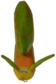Snail orange-green hanging, Sculpture