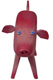 Pig big pink, Sculpture