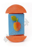 The box na keys with apple, Sculpture