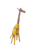 Giraffe little purple-yellow