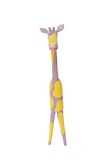 Giraffe little purple-yellow