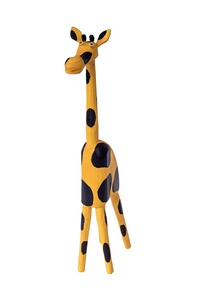 Giraffe little yellow-black